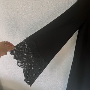 black long sleeve dress (M)